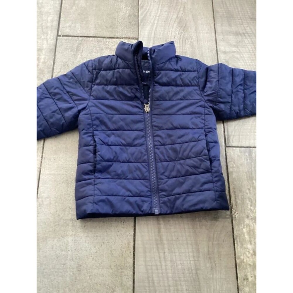 Land's End navy blue puffer jacket Size 2T #kids #pufferjacket